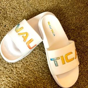 Nautica slides women size 9 never worn new